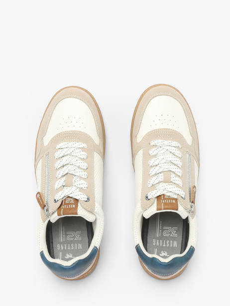 Sneakers Mustang Beige men 4204301 ander zicht 4
